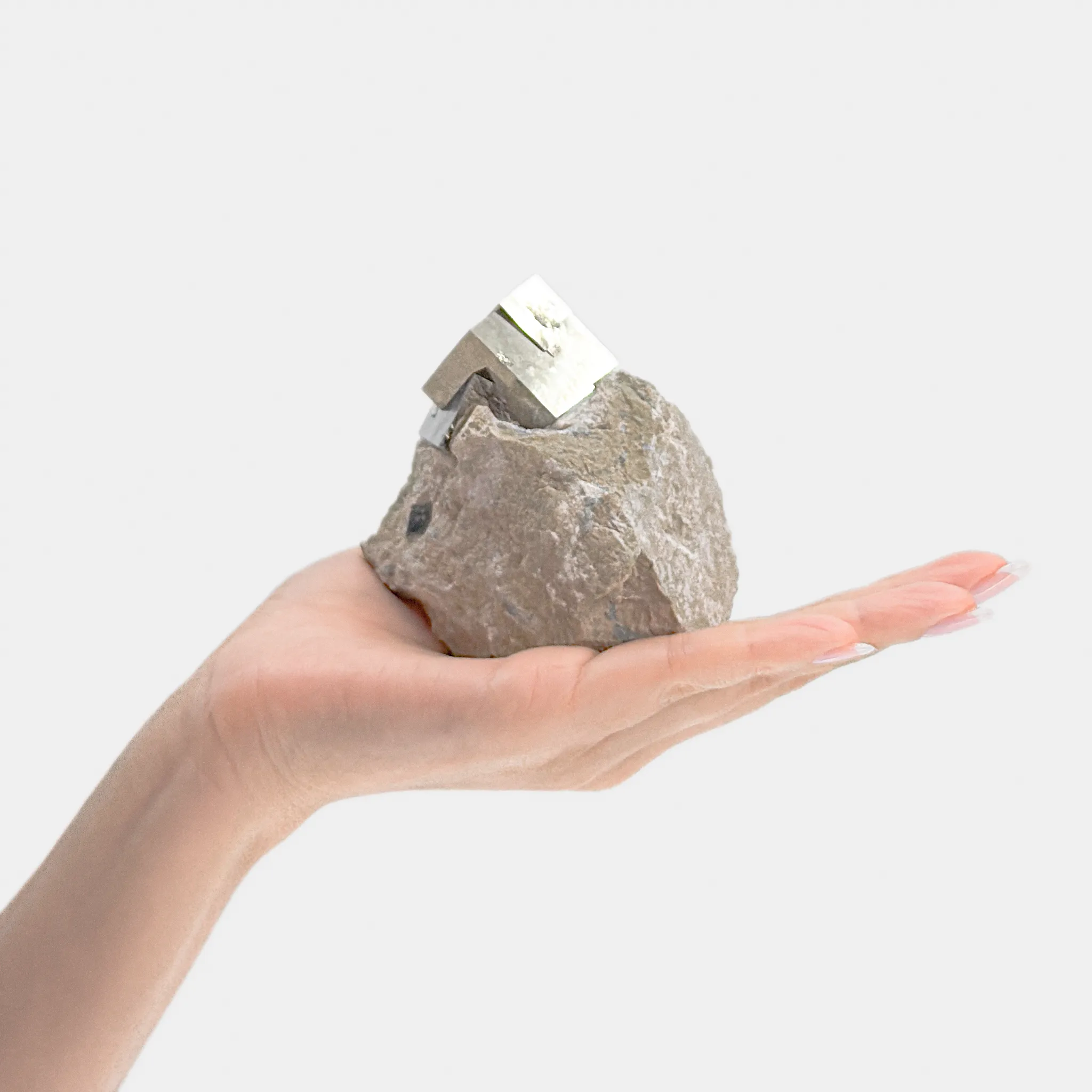 Pointed Pyrite in Matrix - image 4