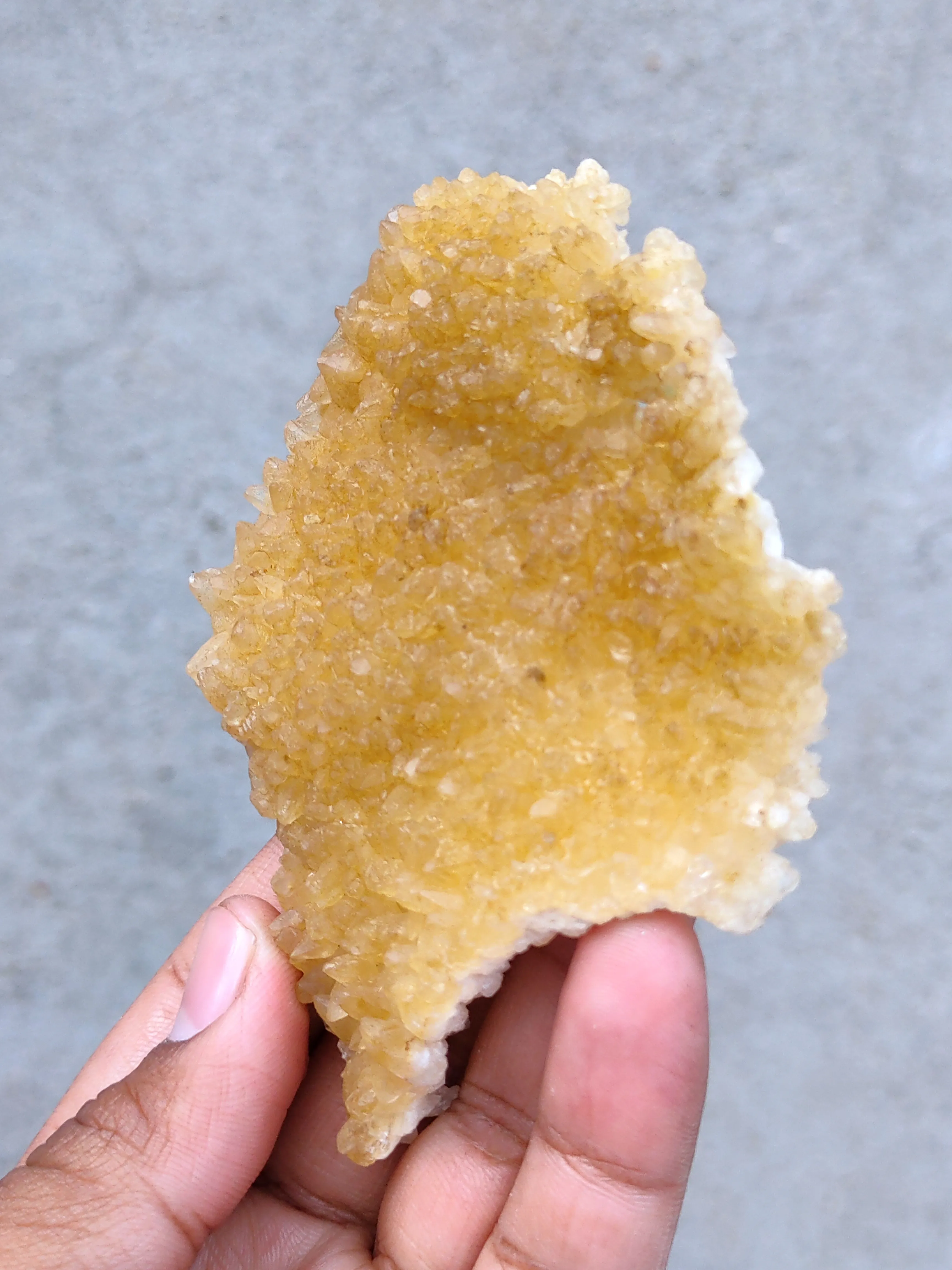 Pointed Yellow Calcite Natural - image 3