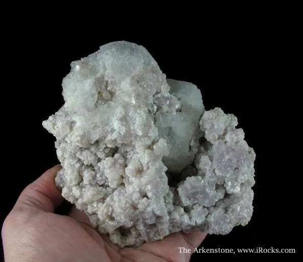 Pollucite (Fluorescent), Lepidolite, and Aquamarine - image 7
