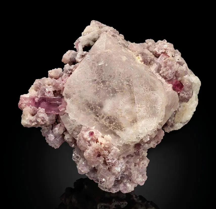 Pollucite, Lepidolite, Elbaite image