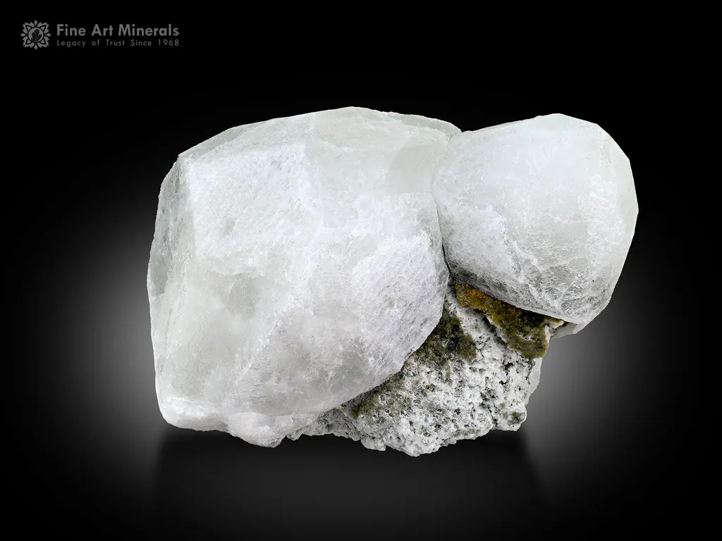 Pollucite on Matrix from Pakistan image