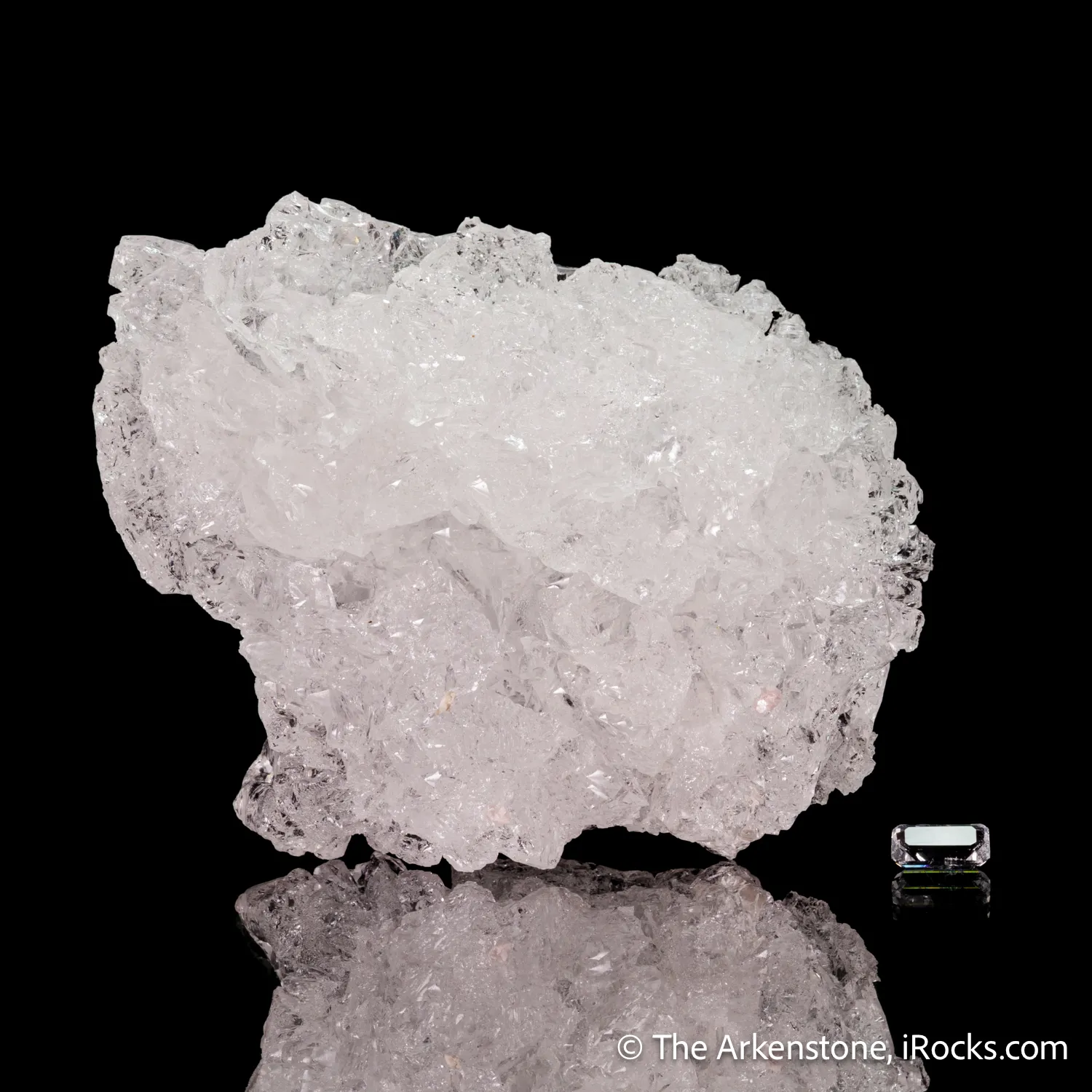 Pollucite (Rough and Cut set) - image 1