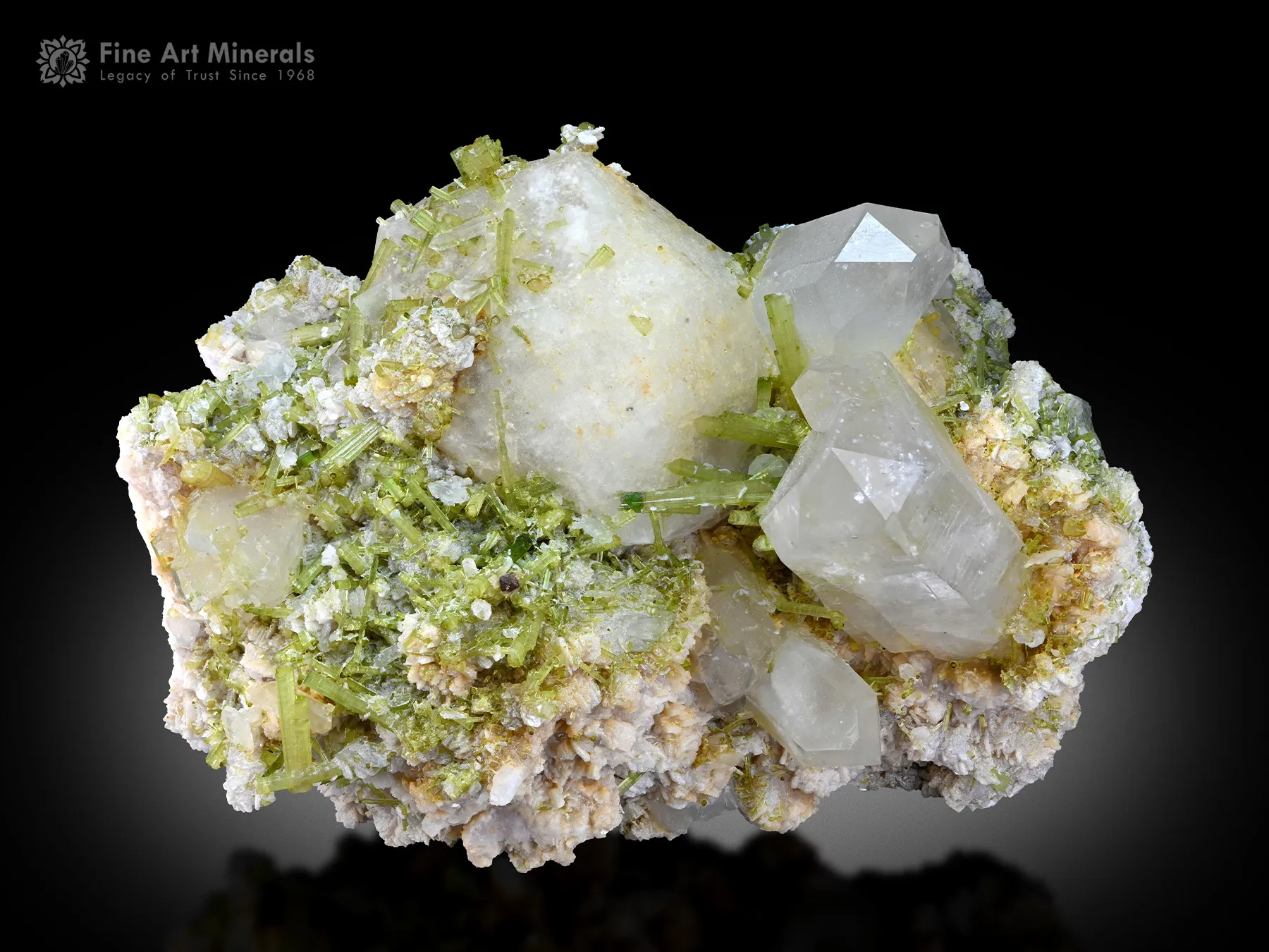 Pollucite with Tourmaline and Quartz from Pakistan - image 2