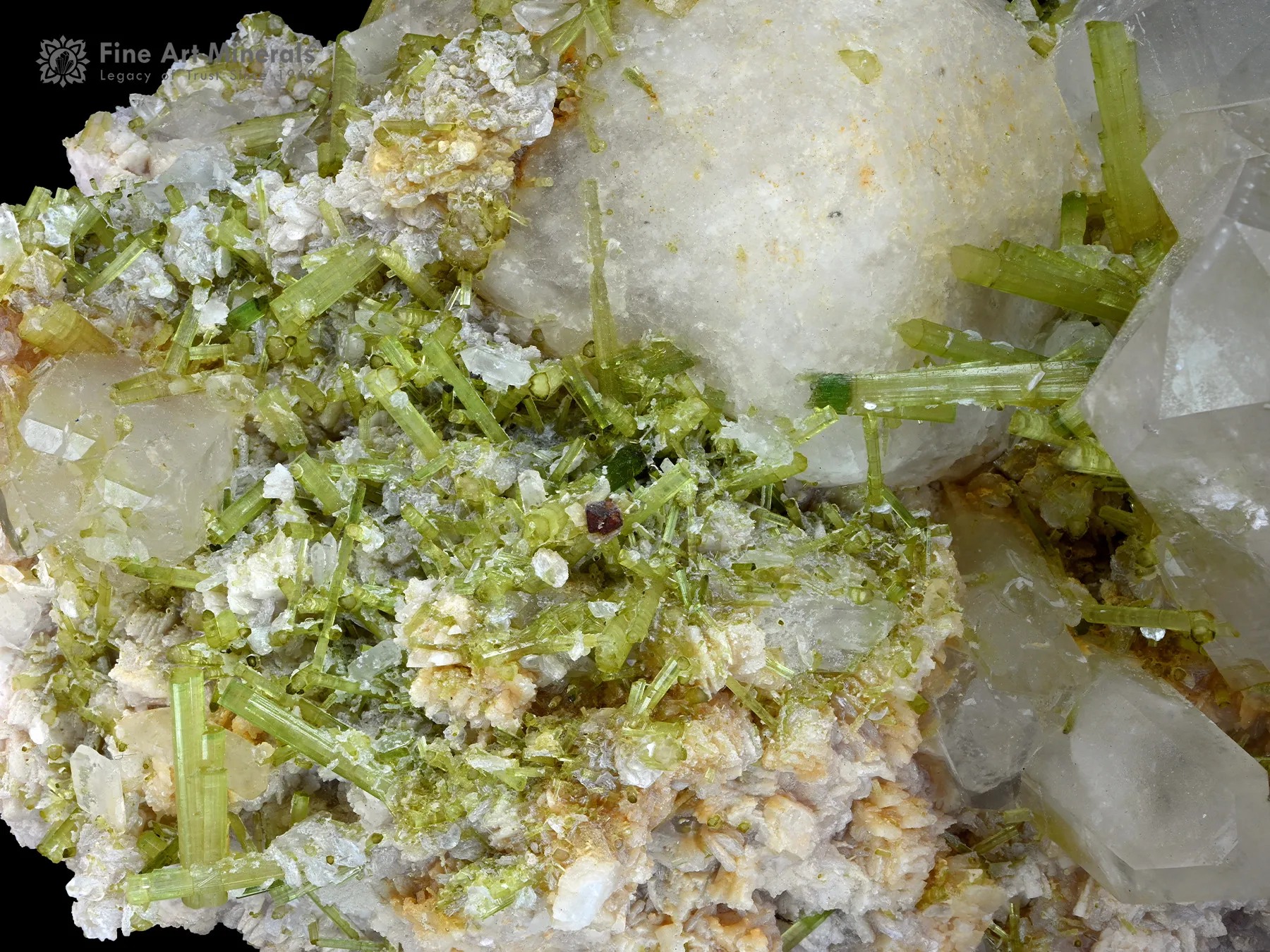 Pollucite with Tourmaline and Quartz from Pakistan - image 4