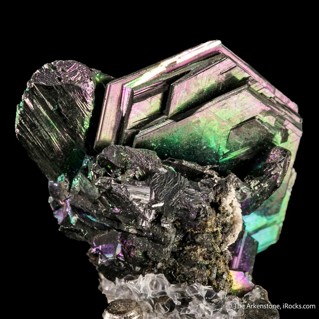 Polybasite on Stephanite - image 4