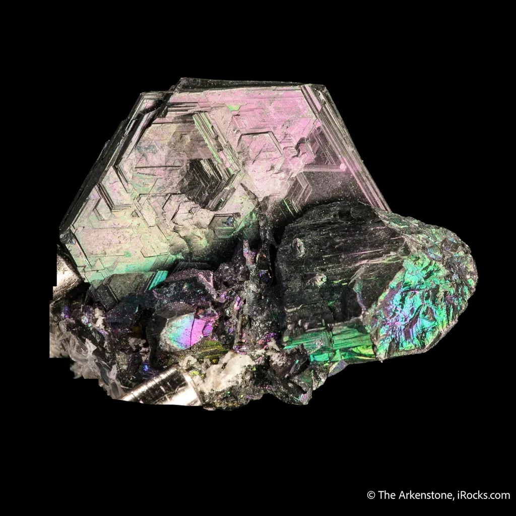 Polybasite on Stephanite - image 6
