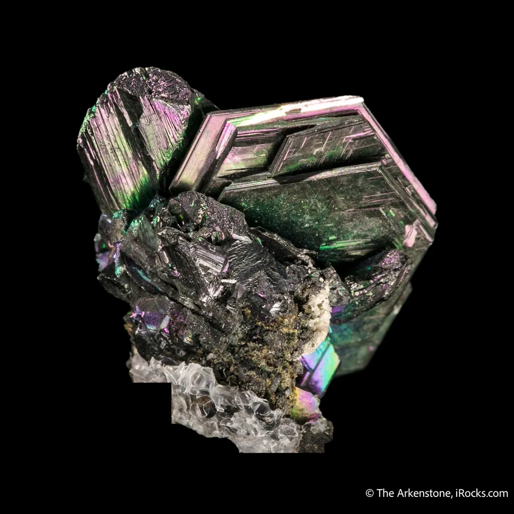 Polybasite on Stephanite - image 5
