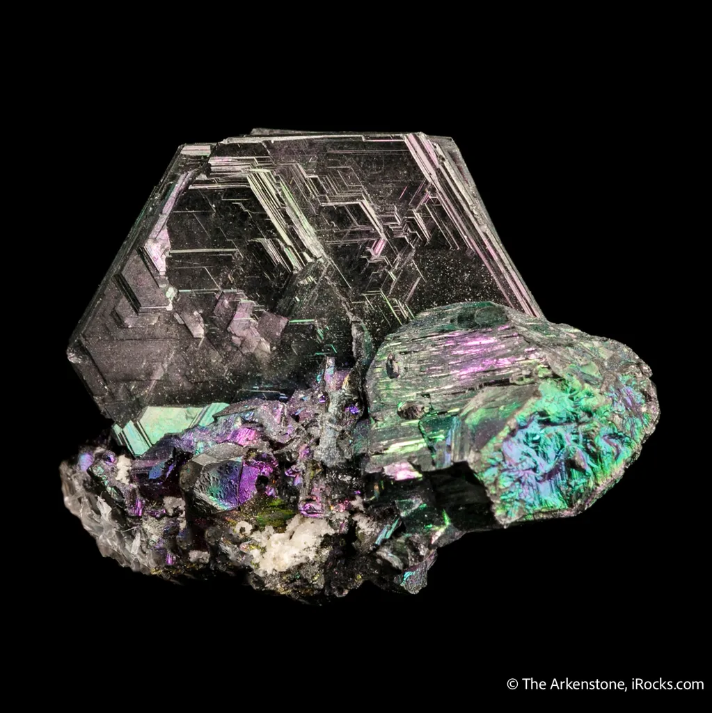 Polybasite on Stephanite image