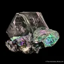 Polybasite on Stephanite - image 1