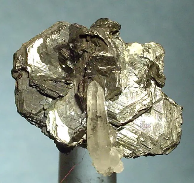 Polybasite, Quartz image