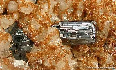 Polybasite With Calcite and Stephanite - image 4