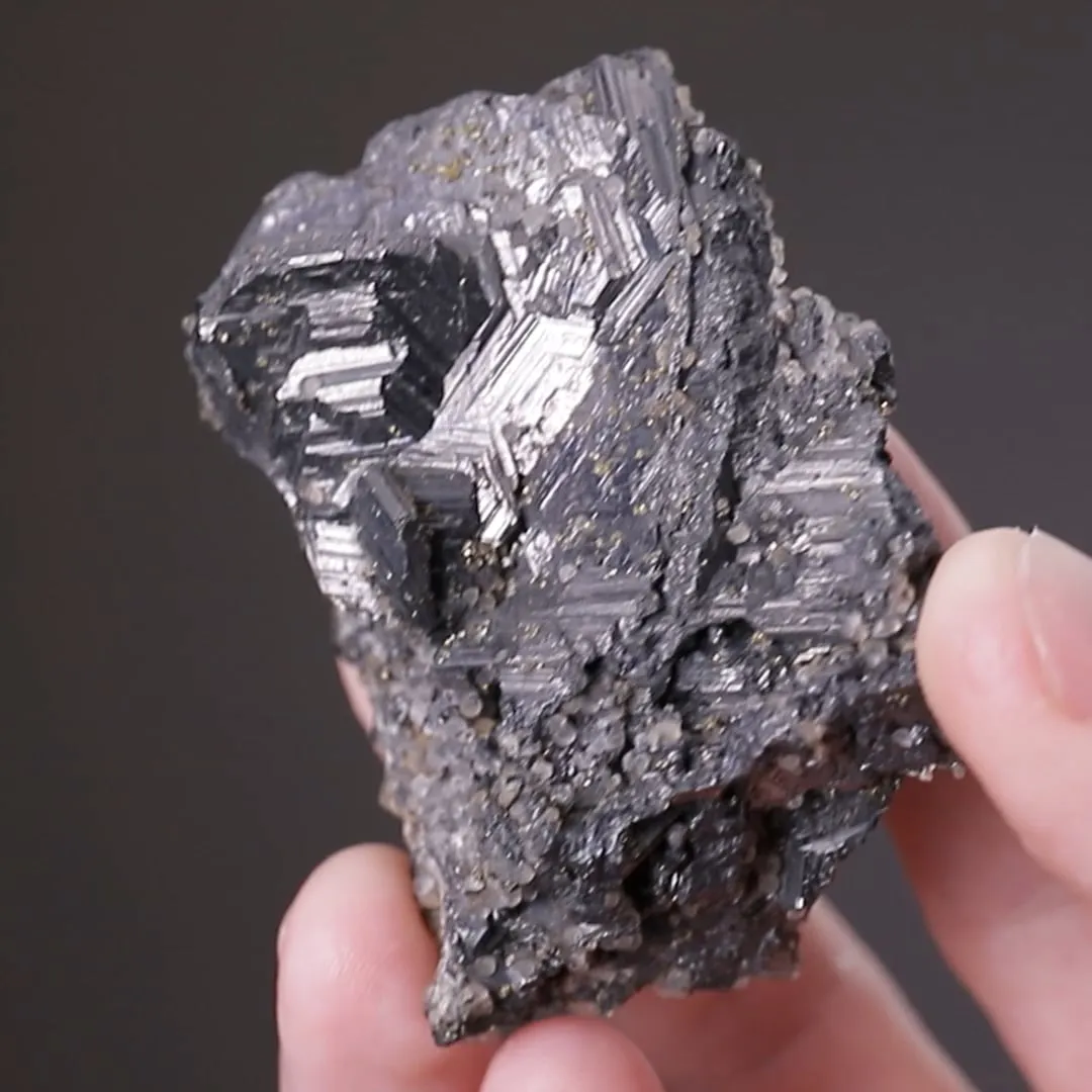 Polybasite with Fluorite - image 2