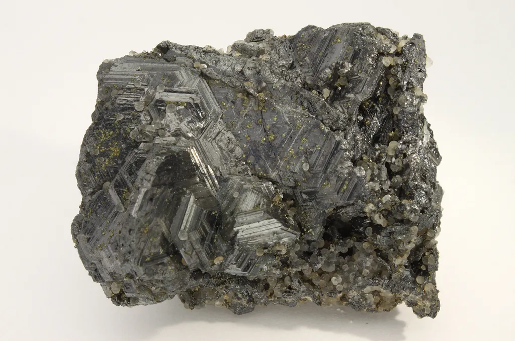 Polybasite with Fluorite image