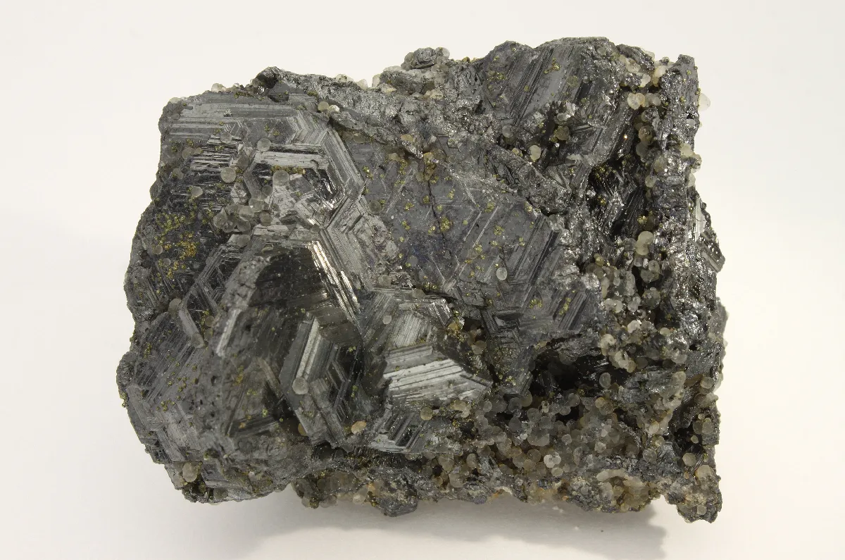Polybasite with Fluorite - image 1