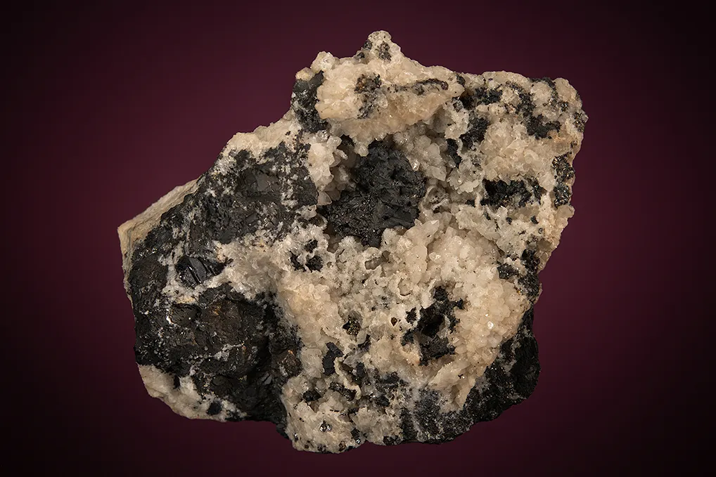 Polybasite with Silver on Quartz image