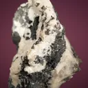 Polybasite with Silver on Quartz - image 4