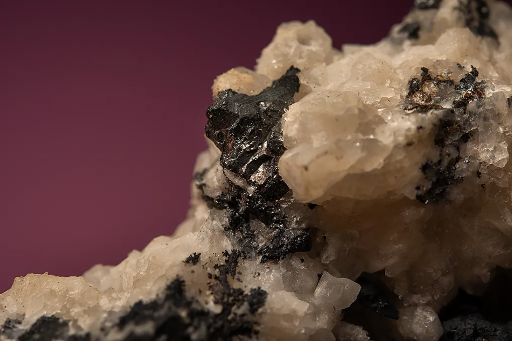 Polybasite with Silver on Quartz - image 2