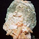 Polylithionite on Serandite - image 1