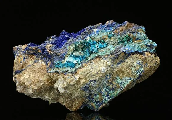 POSNJAKITE with Brochantite with LANGITE image