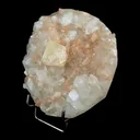 Powellite Fluorescent Mineral with Apophyllite Natural Mineral Specimen - image 2