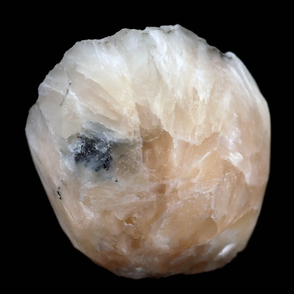 Powellite Fluorescent Mineral with Stilbite Natural Mineral Specimen - image 5