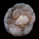 Powellite Fluorescent Mineral with Stilbite Natural Mineral Specimen - image 1