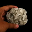 Powellite Fluorescent on Apophyllite Free Standing Natural Mineral Specimen - image 5
