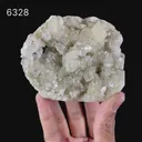 Powellite Fluorescent on Apophyllite Free Standing Natural Mineral Specimen - image 7