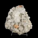 Powellite Fluorescent on Apophyllite  Natural Mineral Specimen - image 2