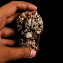 Powellite Fluorescent on Apophyllite Natural Mineral Specimen - image 4