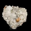 Powellite Fluorescent on Apophyllite  Natural Mineral Specimen - image 6