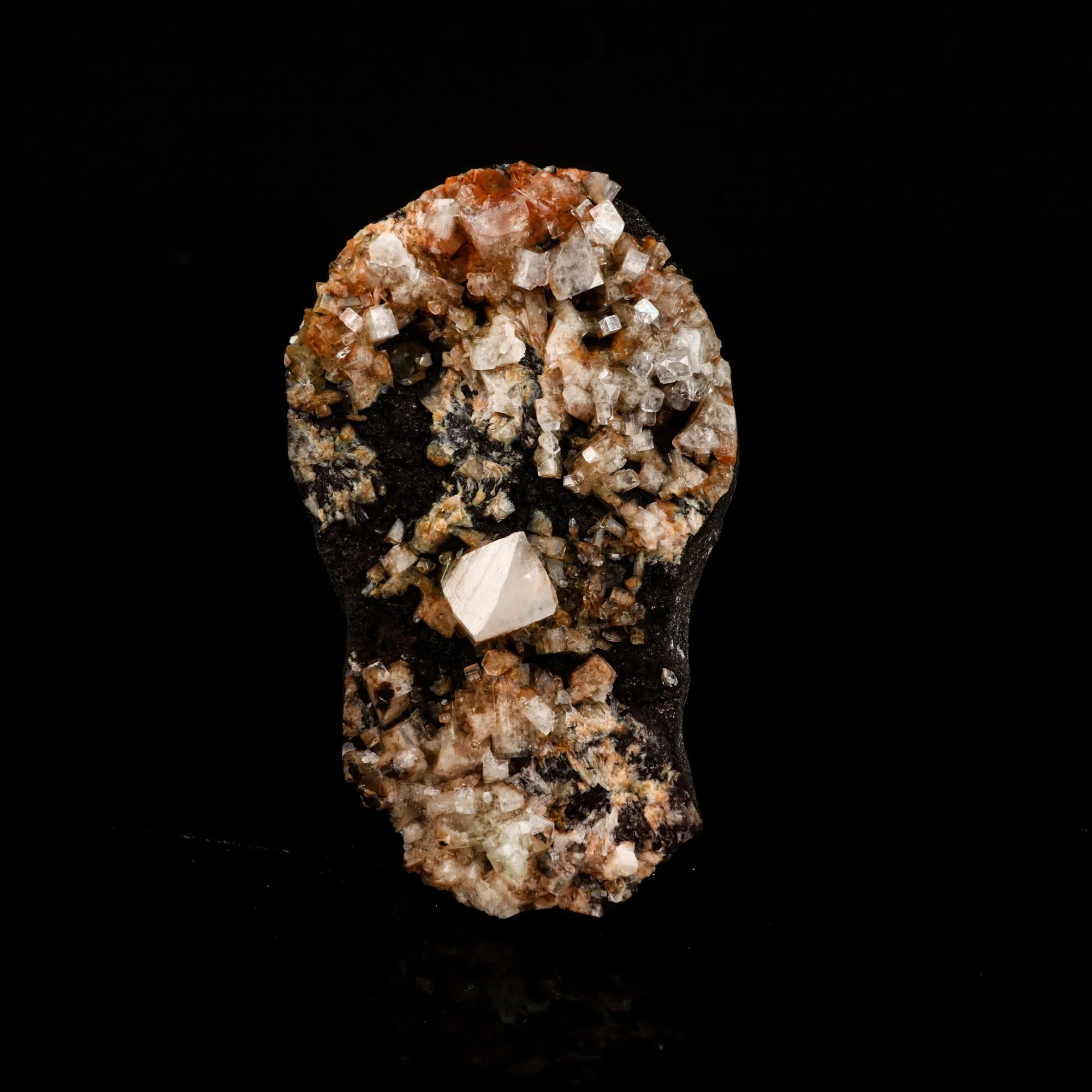 Powellite Fluorescent on Apophyllite Natural Mineral Specimen - image 1