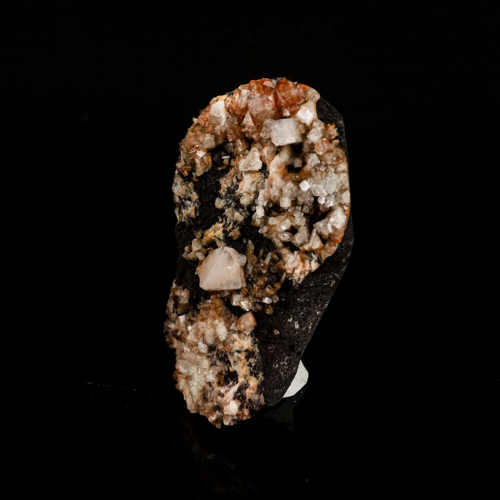 Powellite Fluorescent on Apophyllite Natural Mineral Specimen - image 2