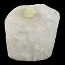 Powellite Fluorescent on MM Quartz Free Standing Natural Mineral Specimen - image 1