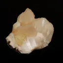 Powellite (Flurocent Mineral) With Stilbite Rare Find Natural Mineral Specimen - image 2