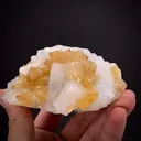 Powellite on Apophyllite - image 1