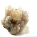 Powellite on Scolecite - image 1