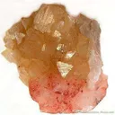 Powellite on Stilbite - image 1