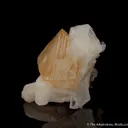 Powellite on Stilbite - image 4