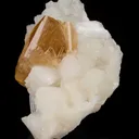 Powellite on Stilbite - image 3