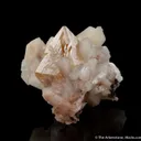 Powellite on Stilbite - image 3