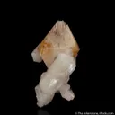 Powellite on Stilbite - image 5