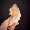 Powellite on Stilbite - image 2