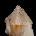 Powellite on Stilbite - image 1