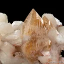Powellite on Stilbite - image 1