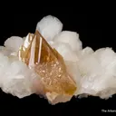 Powellite on Stilbite - image 1