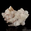 Powellite on Stilbite - image 4