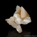 Powellite on Stilbite - image 2