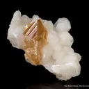 Powellite on Stilbite - image 4