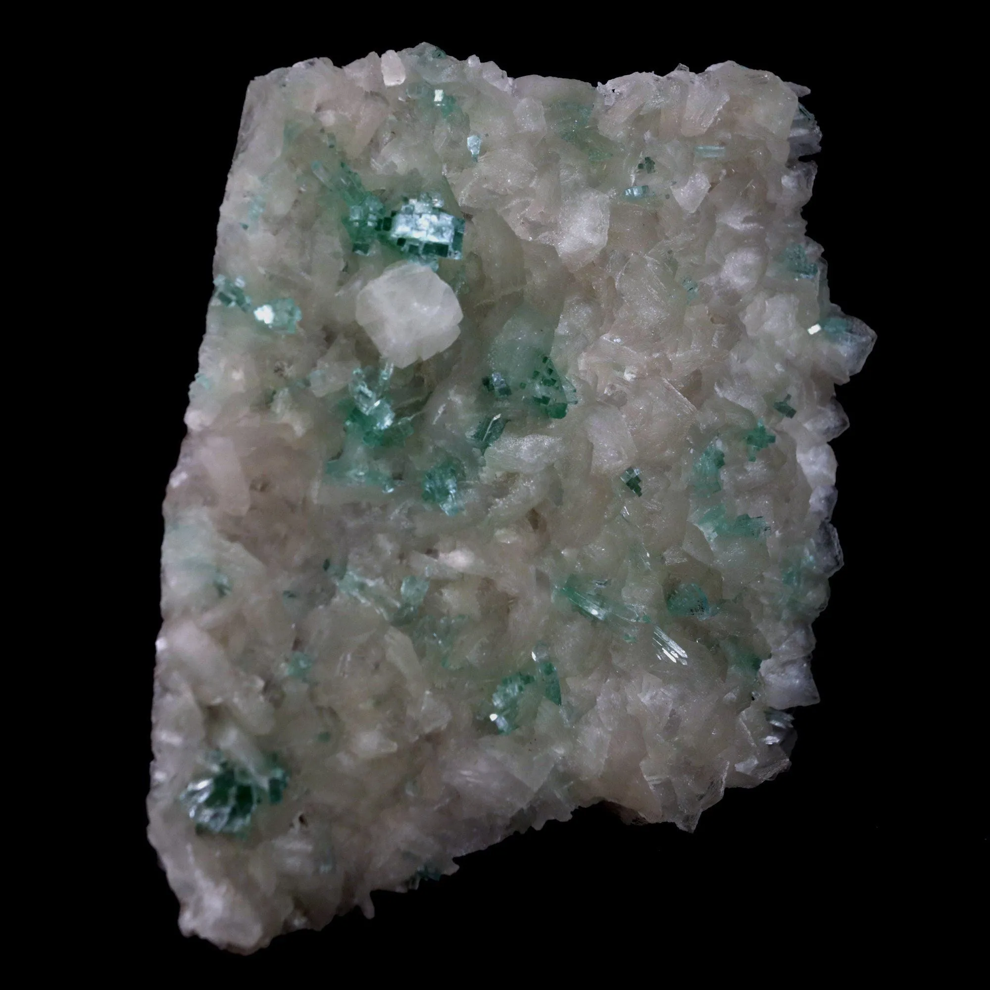 Powellite Rare Find with Green Apophyllite Natural Mineral Specimen - image 3